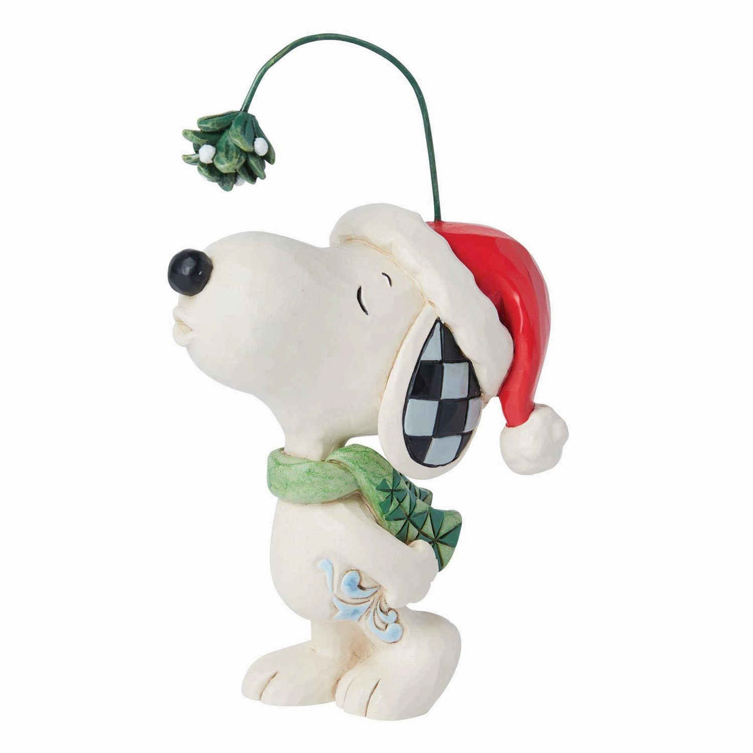 Jim Shore Snoopy Mistletoe Mini Figurine Decorative Mirror,Home Decor Mirror