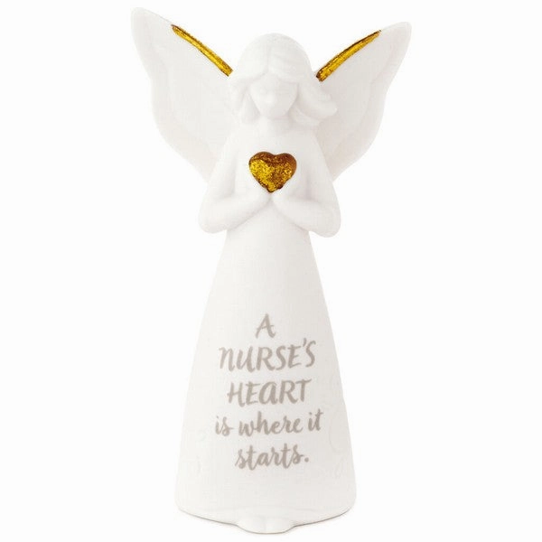 Joanne Eschrich A Nurse's Heart Mini Angel Figurine Decorative Mirror,Home Decor Mirror