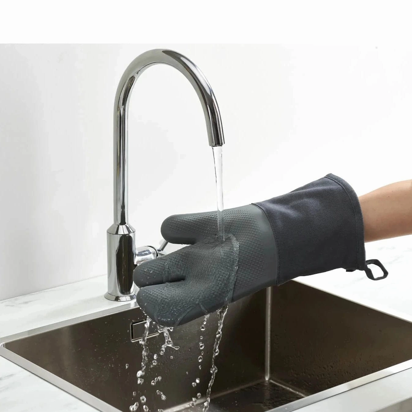 Joseph Joseph Pinch Easy-grip Single Oven Glove In Grey