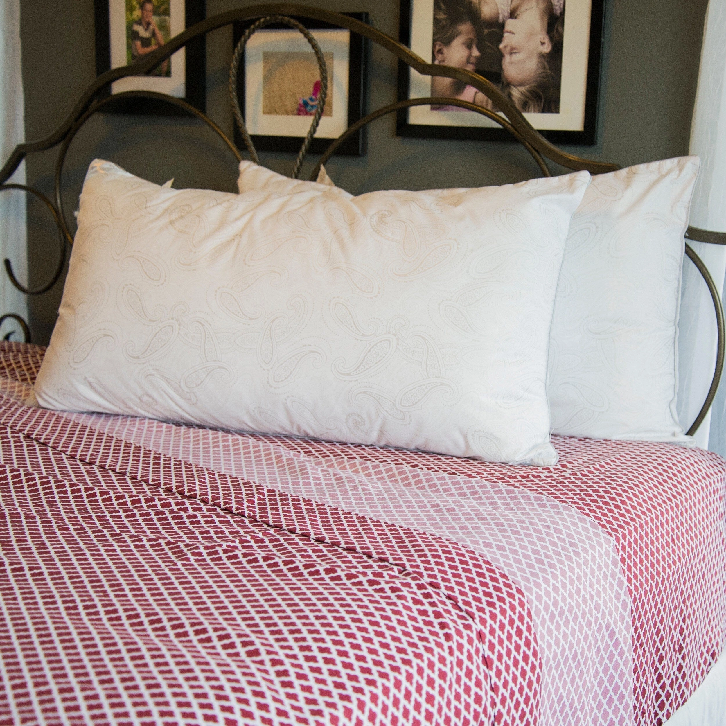 Journee Home 300 Thread Count Down Alternative Pillow (Set of 2) - White