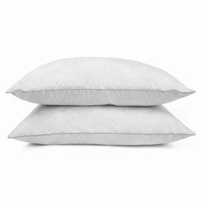 Journee Home 300 Thread Count Down Alternative Pillow (Set of 2) - White pillows,bed pillow,sleeping cushion
