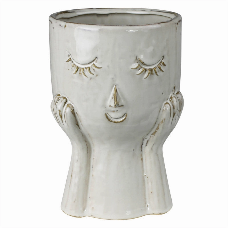 June Face Vase, Ceramic Vase,Ceramic Vase