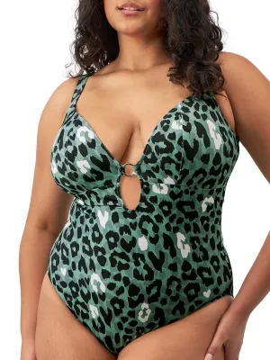 Jungle Bay Non Wired Swimsuit - Olive