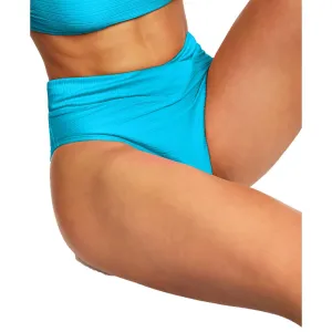 Juniors Mint Spark Womens High Waist Bikini Swim Bottom Separates