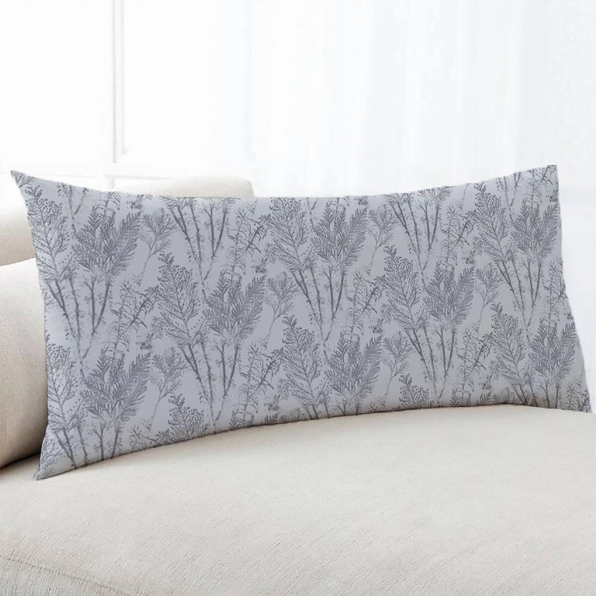 JUNIPER GREY Body Pillow By Becky Bailey