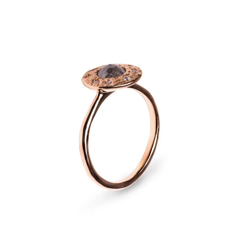 Jupiter Halo Diamond Engagement Ring