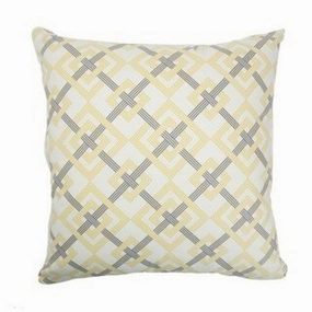 Kaedee Geometric Euro Sham Canary pillowcases,cotton pillow covers,bed linen