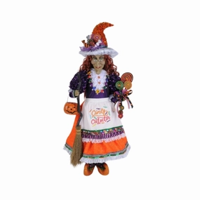 Karen Didion Candy Collector Witch 29" Decorative Mirror,Home Decor Mirror