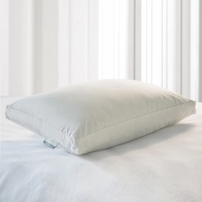 kathy ireland HOME Eco Unbleached Cotton Down Blend Pillow - White pillows,bed pillow,sleeping cushion