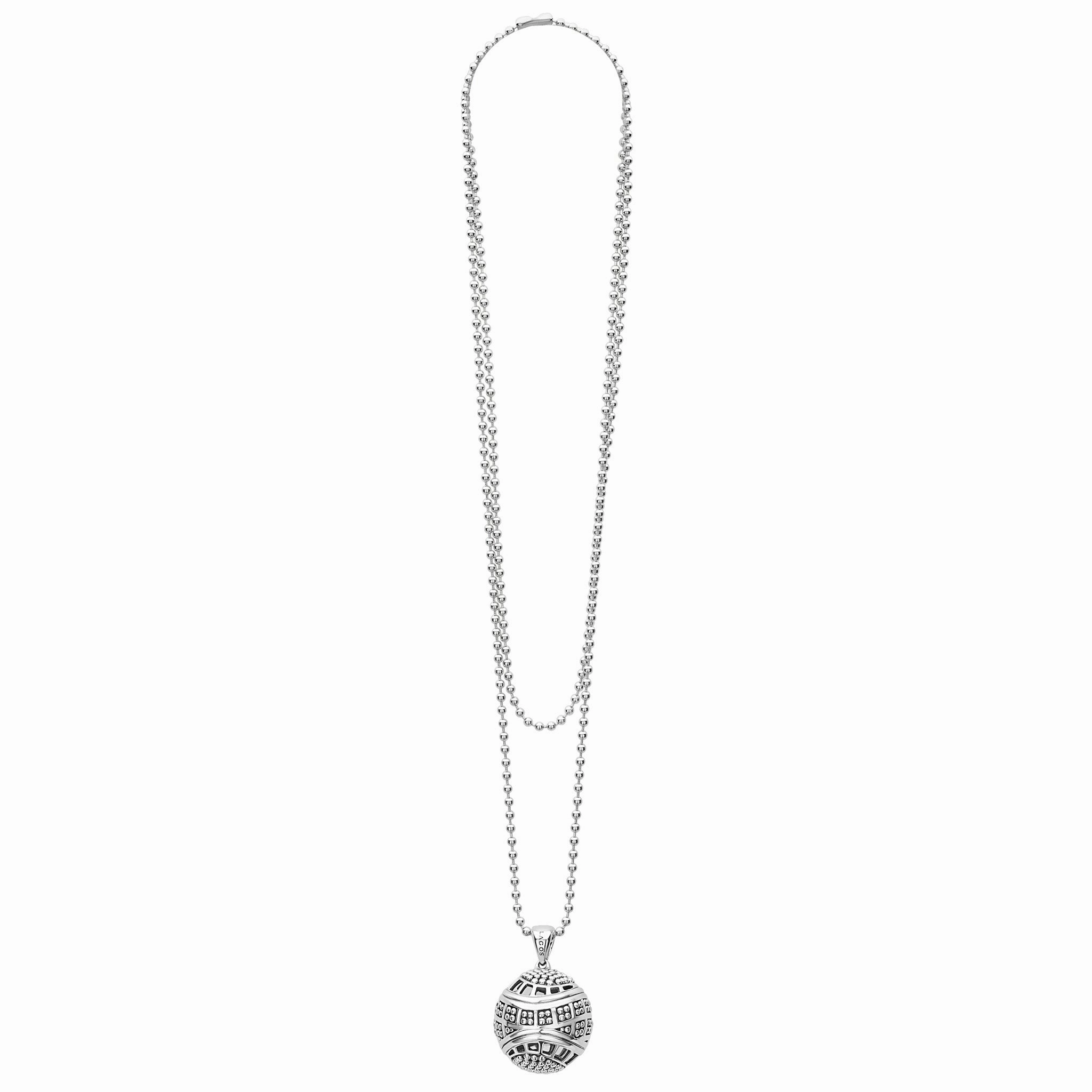 Keep Memory Alive Ball Pendant Necklace