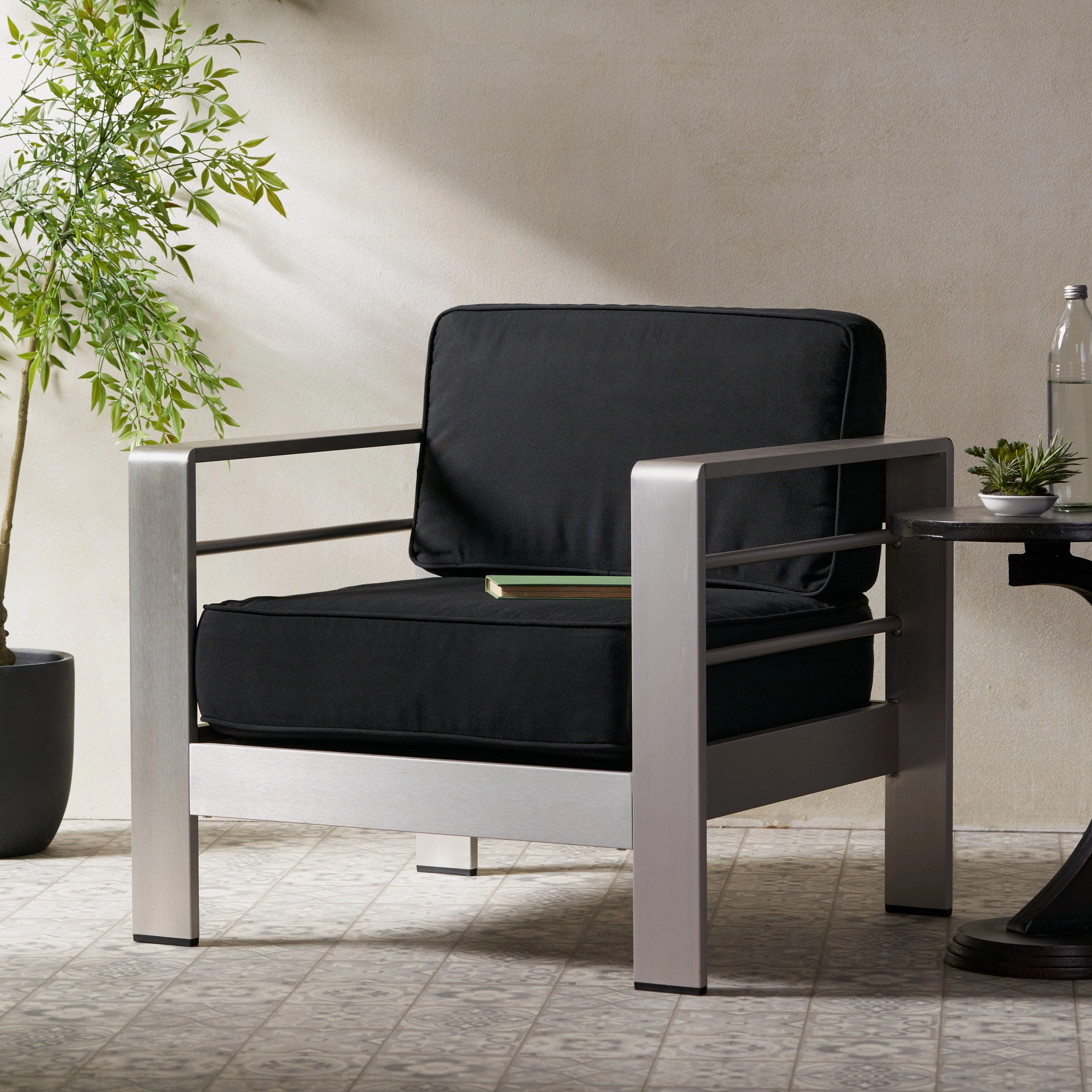 Khaki Outdoor Club Chair - NH563992