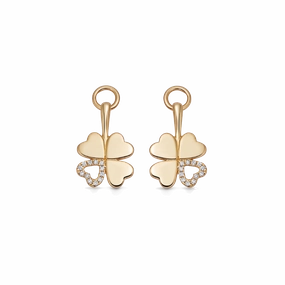 Kiki McDonough Four Leaf Clover Detachable Drops