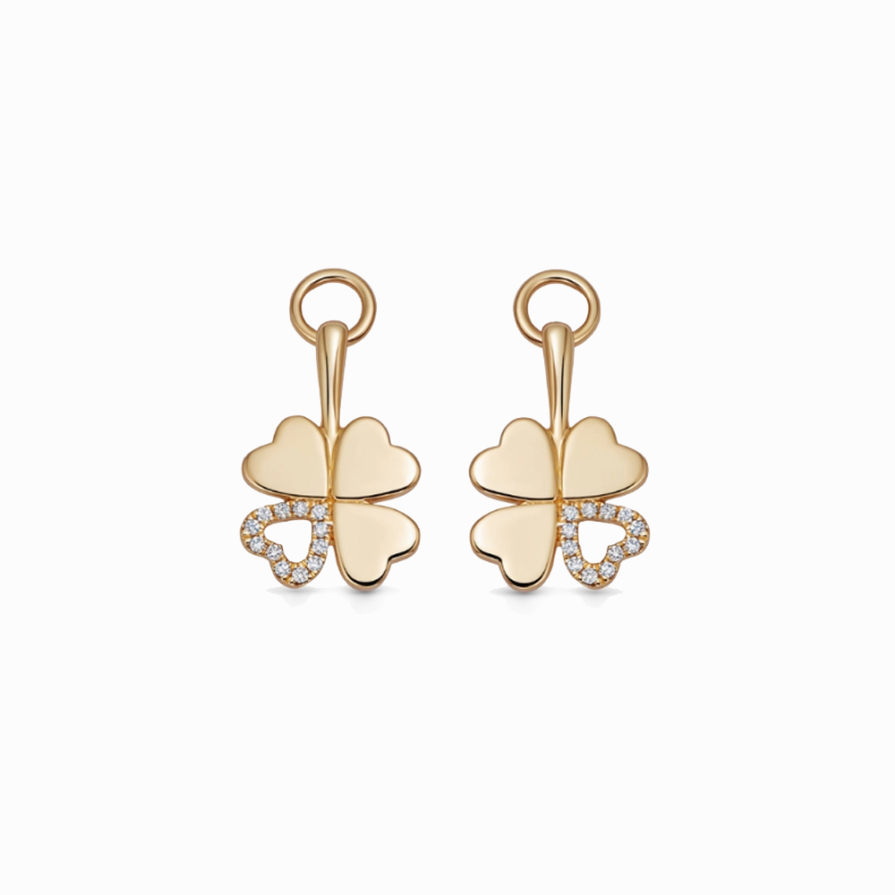 Kiki McDonough Four Leaf Clover Detachable Drops