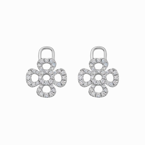 Kiki McDonough Four Petal Diamond Drops