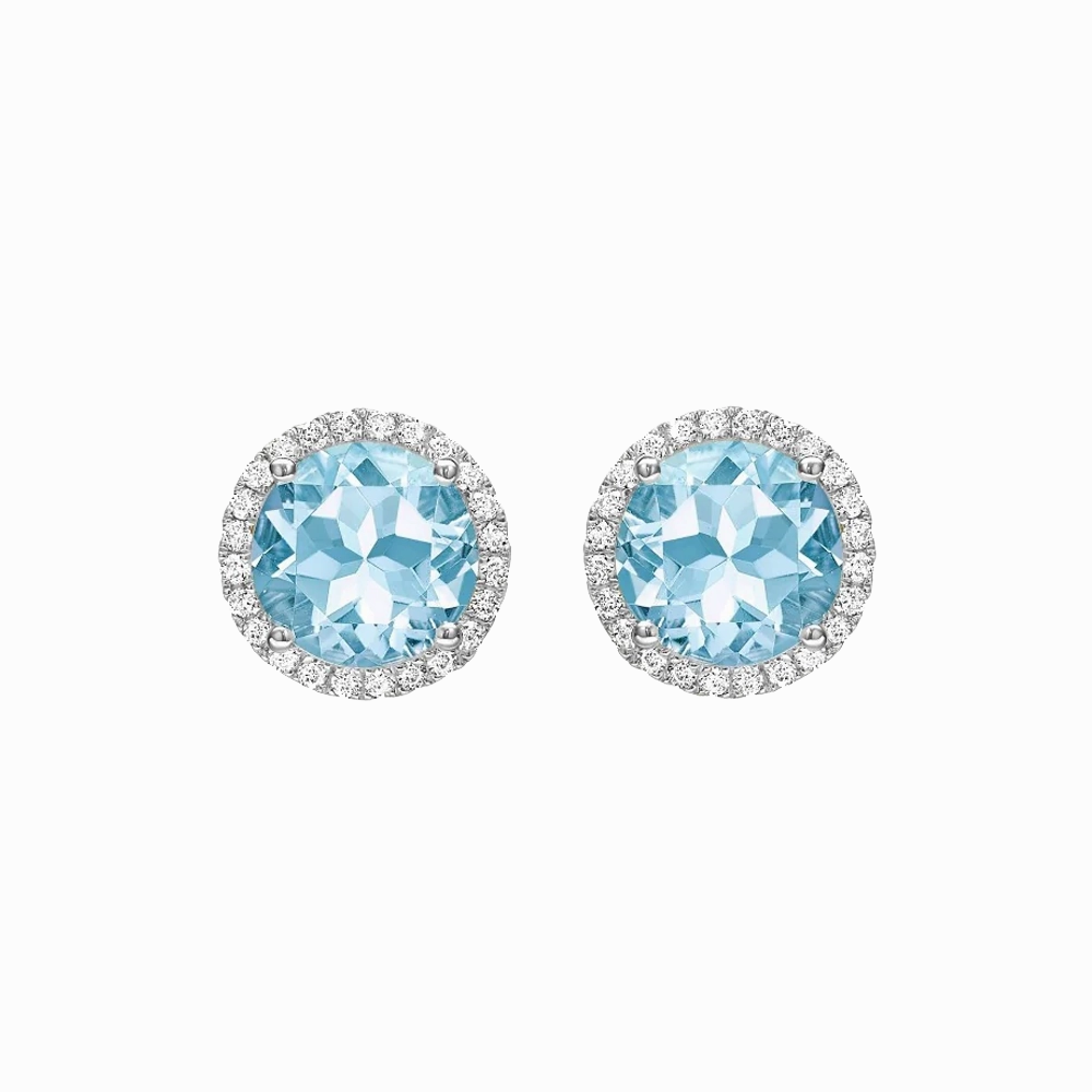Kiki McDonough Grace Blue Topaz Stud Earrings