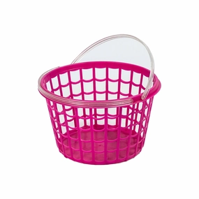 Kiki Plastic Laundry Basket with Handle fabric hamper,portable laundry bin,laundry storage