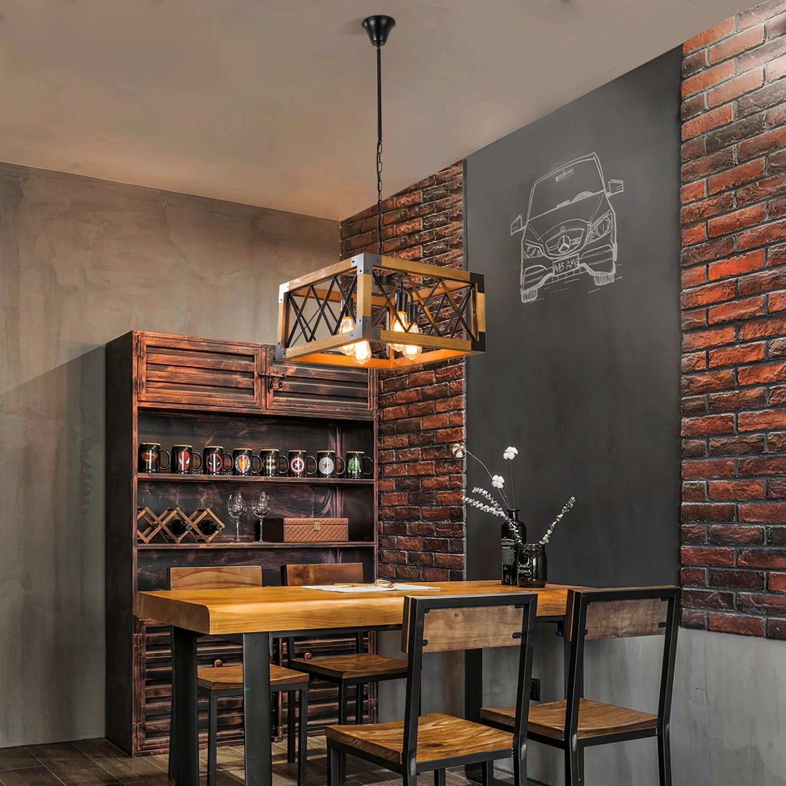 Kitchen Island Rectangle Chandelier