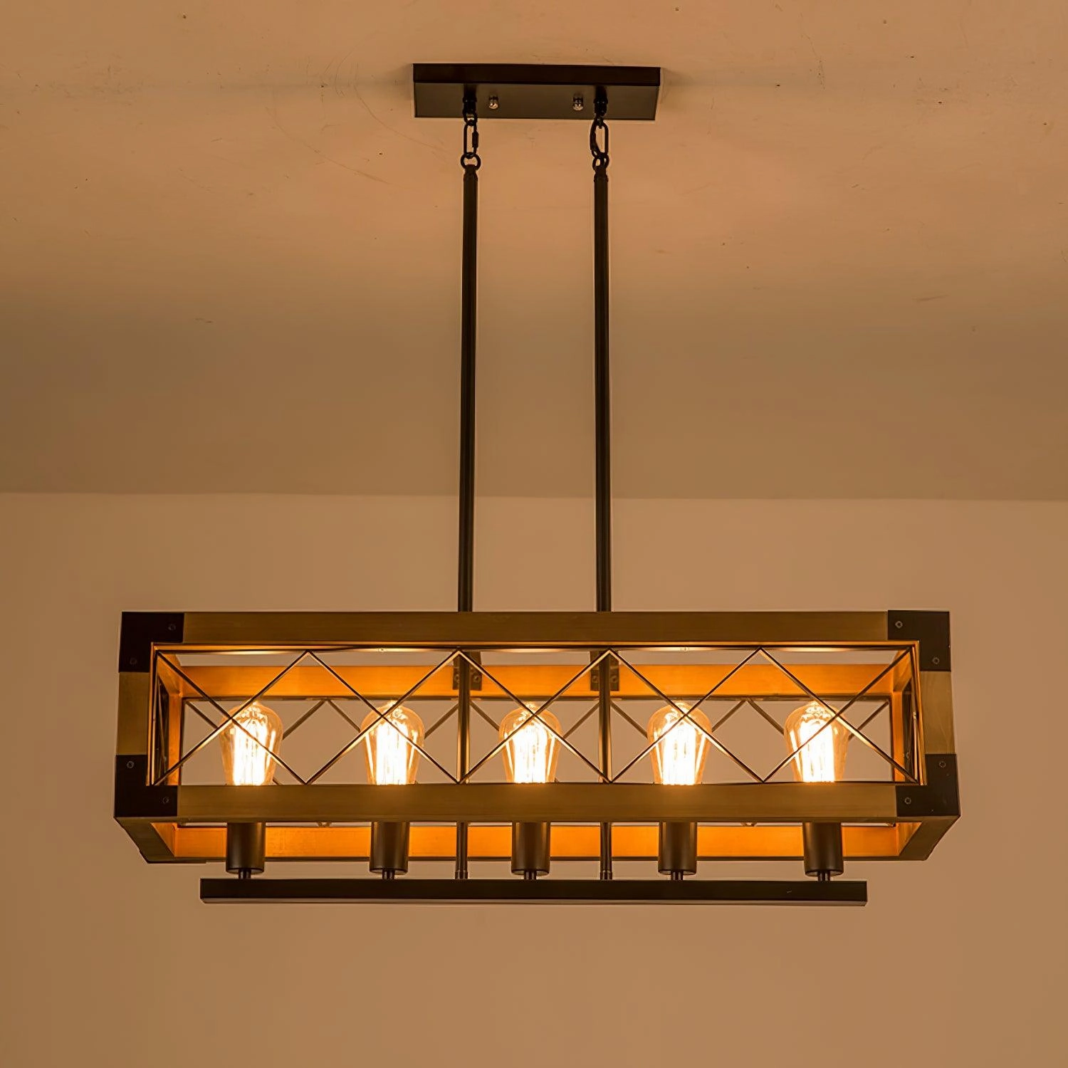 Kitchen Island Rectangle Chandelier