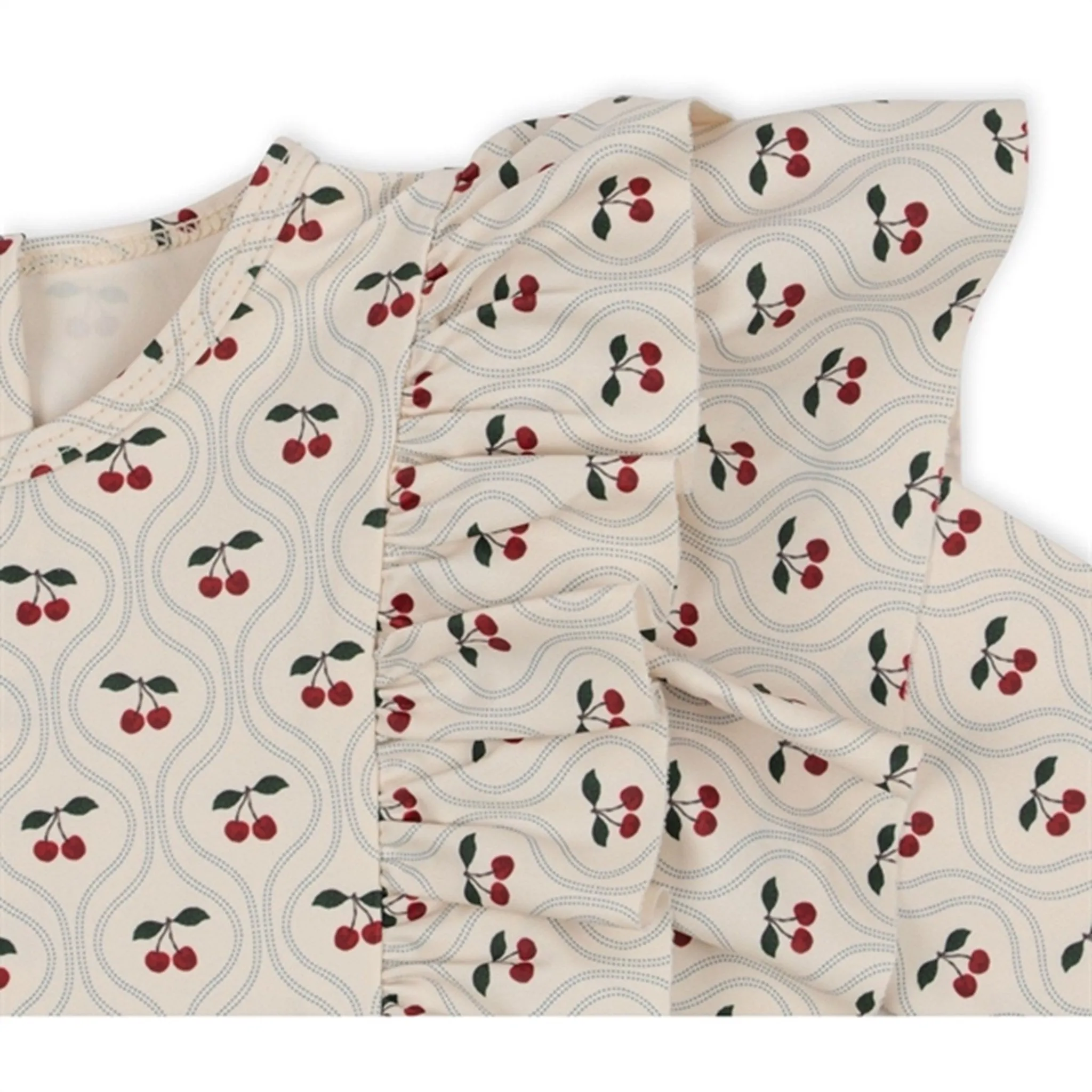 Konges Dress Wrap Dress Women,Midaxi Dress,Cutout Bodycon Dress,Asymmetric Hem Dress,Breathable Summer Sundress,Reversible Midi Dress,Silk Slip Dress, Hand-Embroidered Maxi DressManuca Frill UV Heldragt Cherry Motif