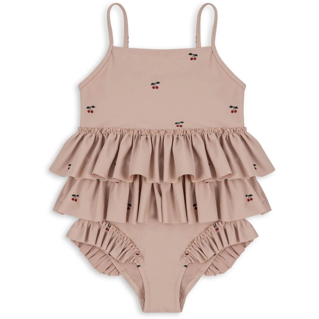 Konges Sl?jd Manuca Frill Swimsuit Cherry Blush