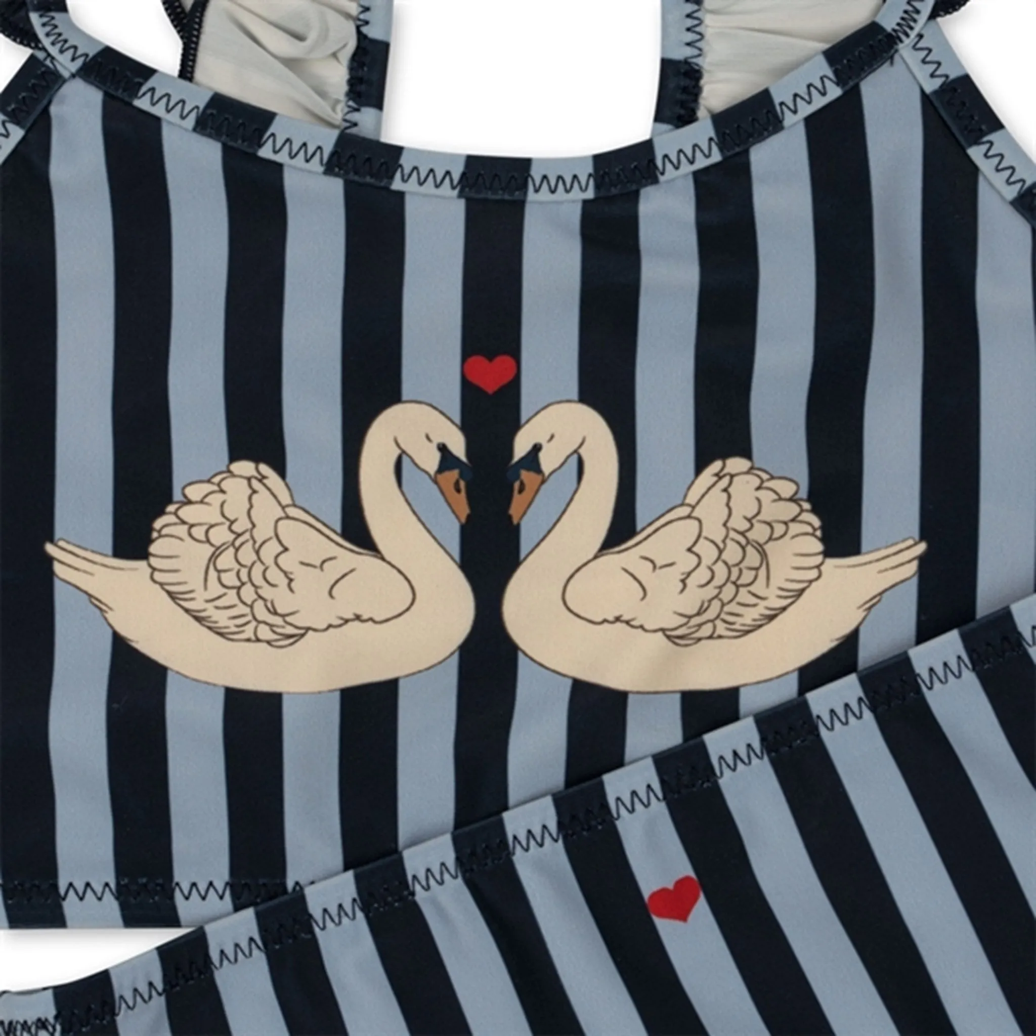 Konges Sljd Navy Stripe Dea Frill Bikini