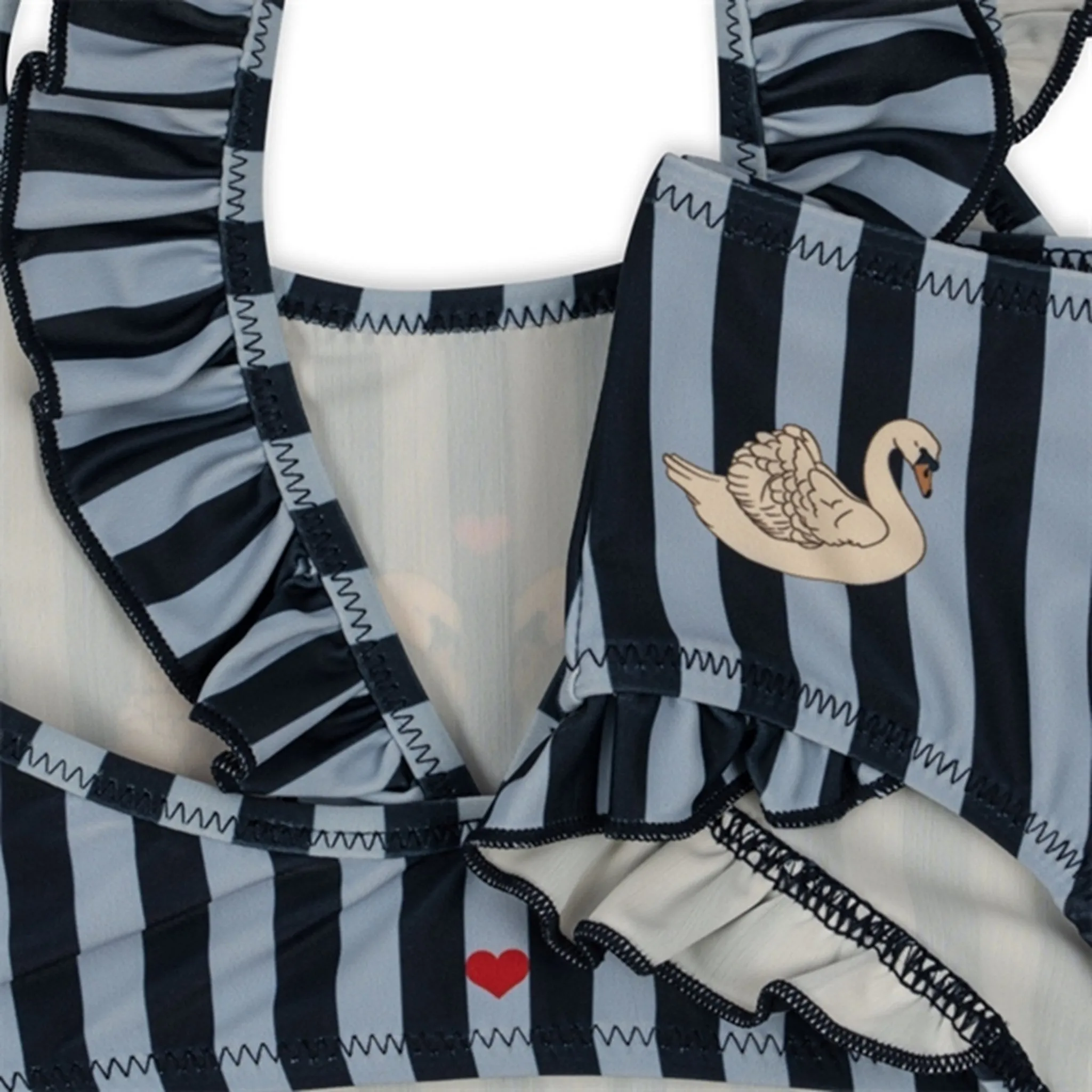 Konges Sljd Navy Stripe Dea Frill Bikini
