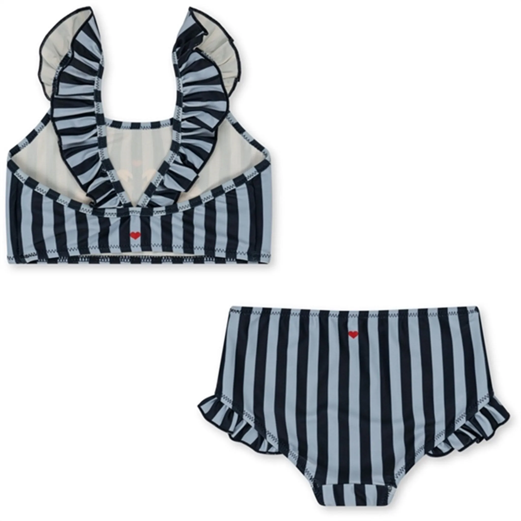 Konges Sljd Navy Stripe Dea Frill Bikini