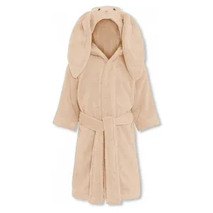Konges Sljd Terry Bathrobe Animal Rose Bunny