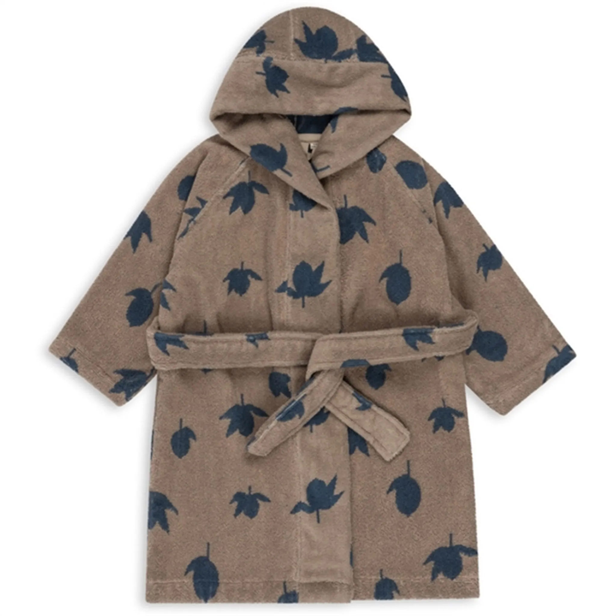 Konges Sljd Terry Bathrobe Jacquard Lemon