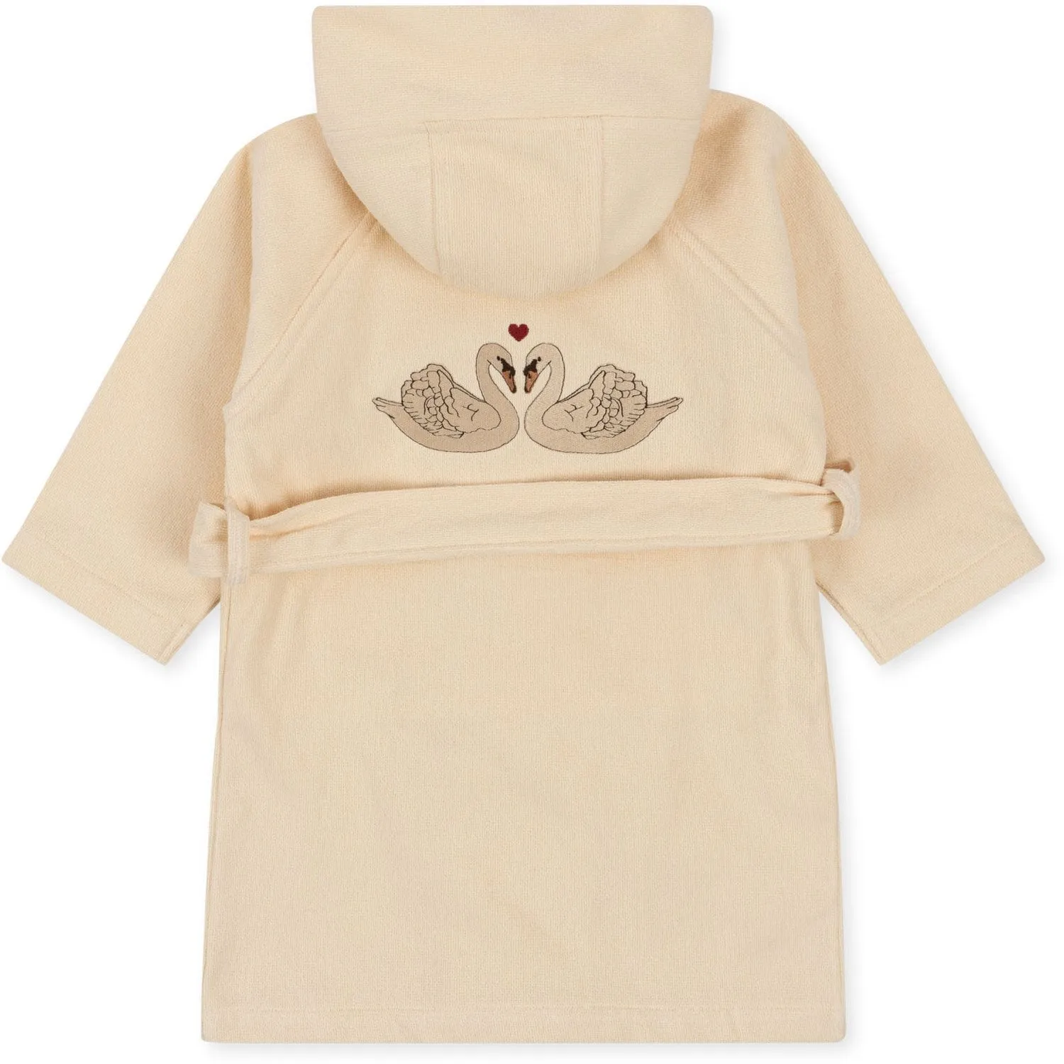 Konges Sl?jd Terry Bathrobe w. Embroidery Swan