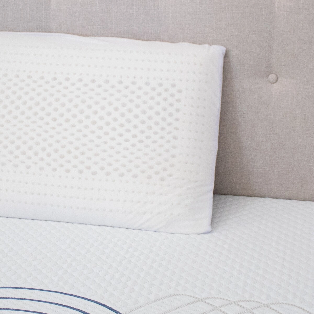 Kotter Home Natural Foam Latex Pillow - Set of 2 - White
