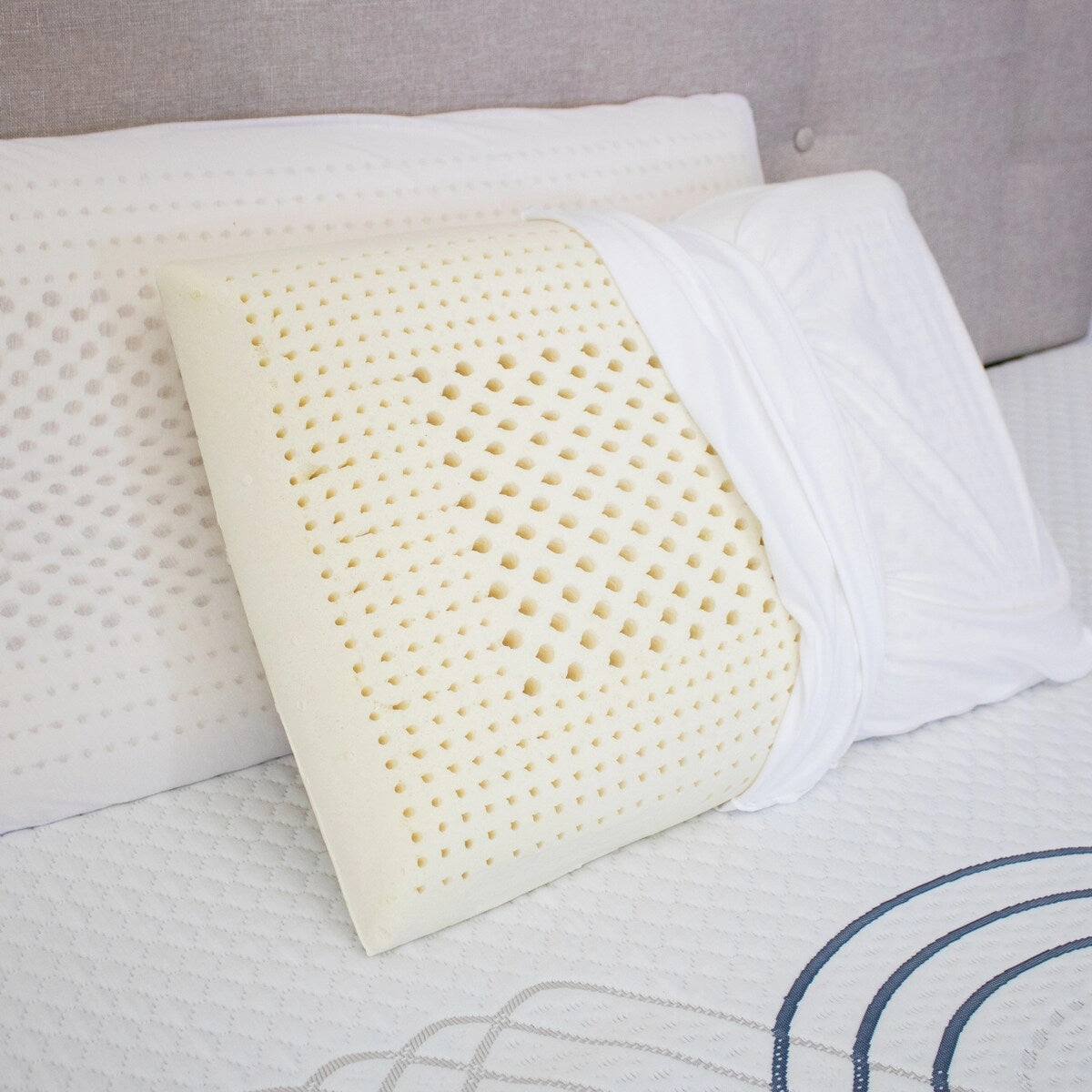 Kotter Home Natural Foam Latex Pillow - Set of 2 - White