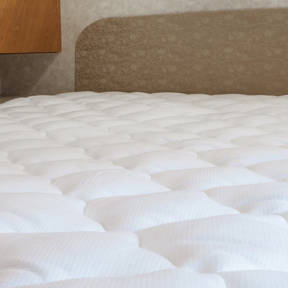 Kotter Home RV Rayon From Bamboo Mattress Pad with Fitted Skirt (For Recreational Vehicles)