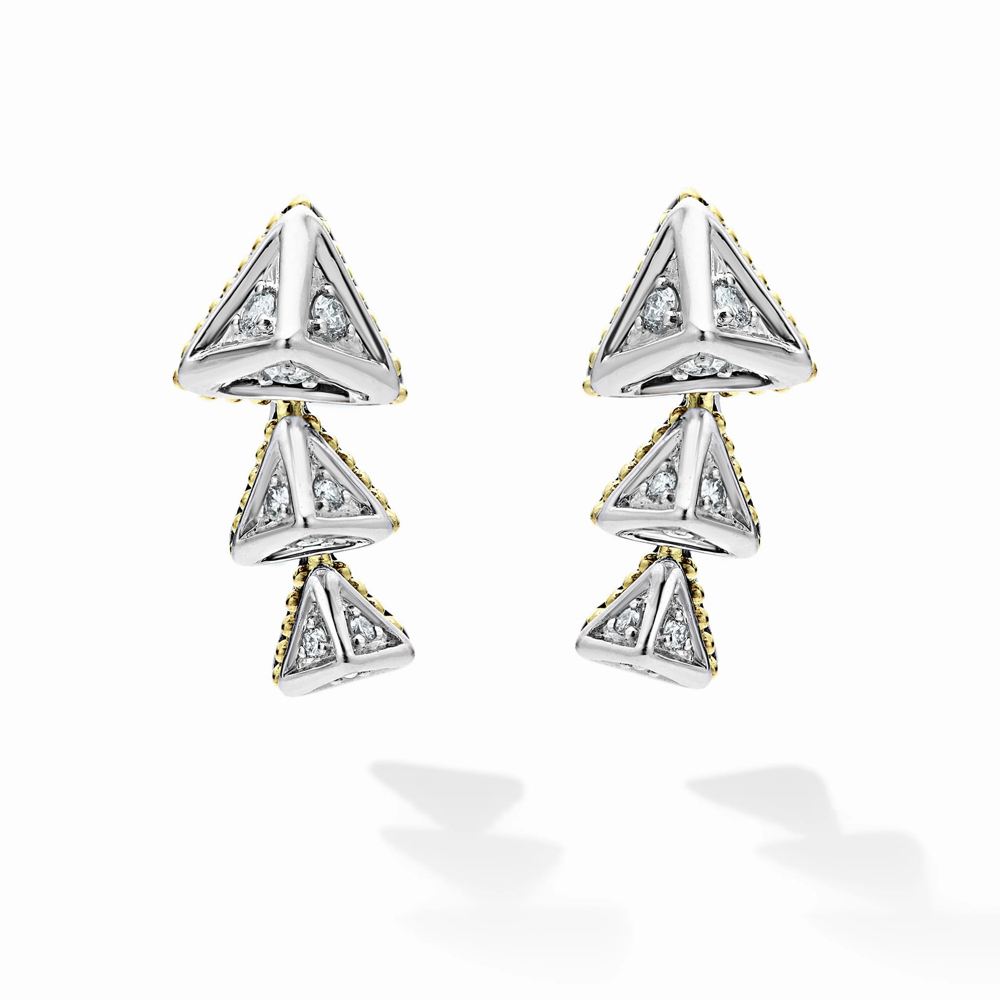 KSL Pyramid Crawler Diamond Studs