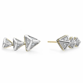 KSL Pyramid Crawler Diamond Studs