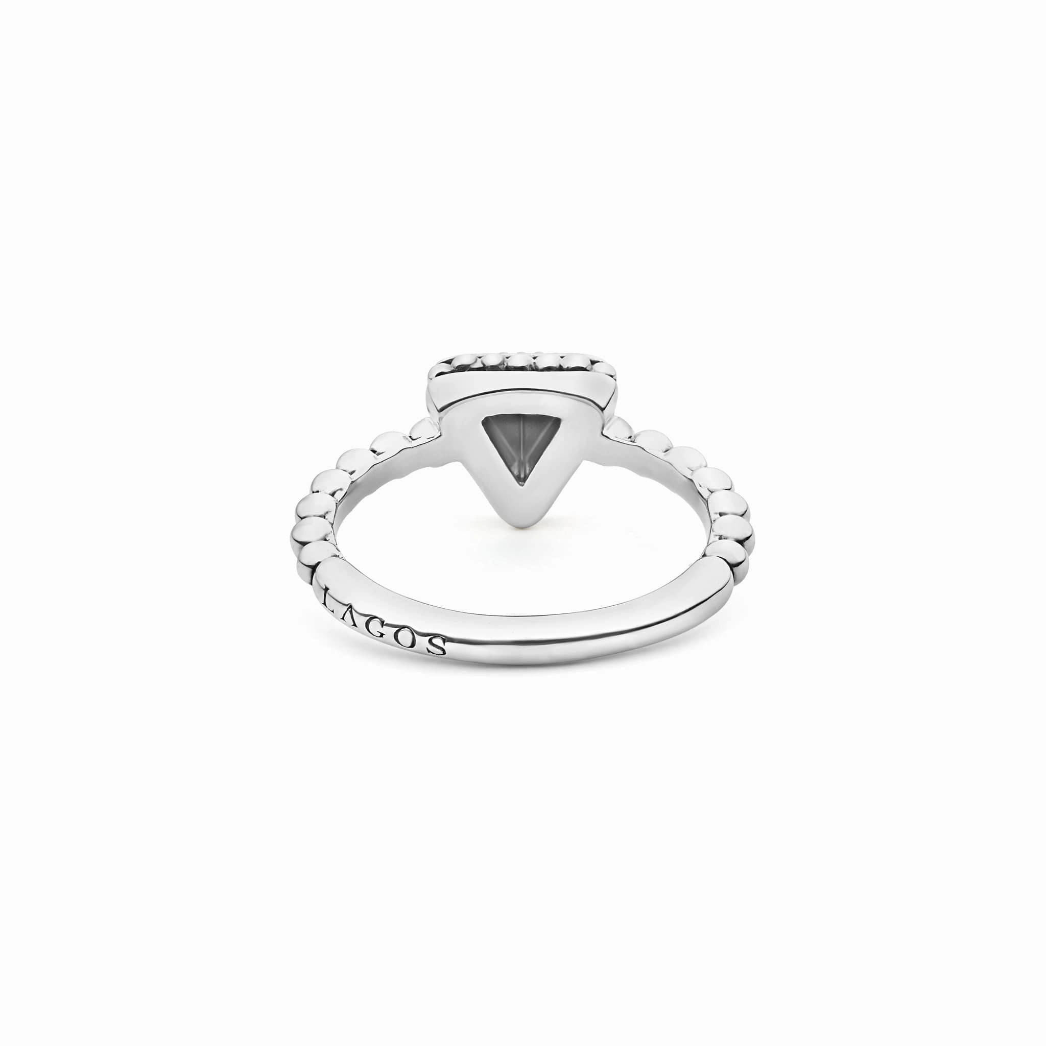 KSL Small Pyramid Caviar Ring