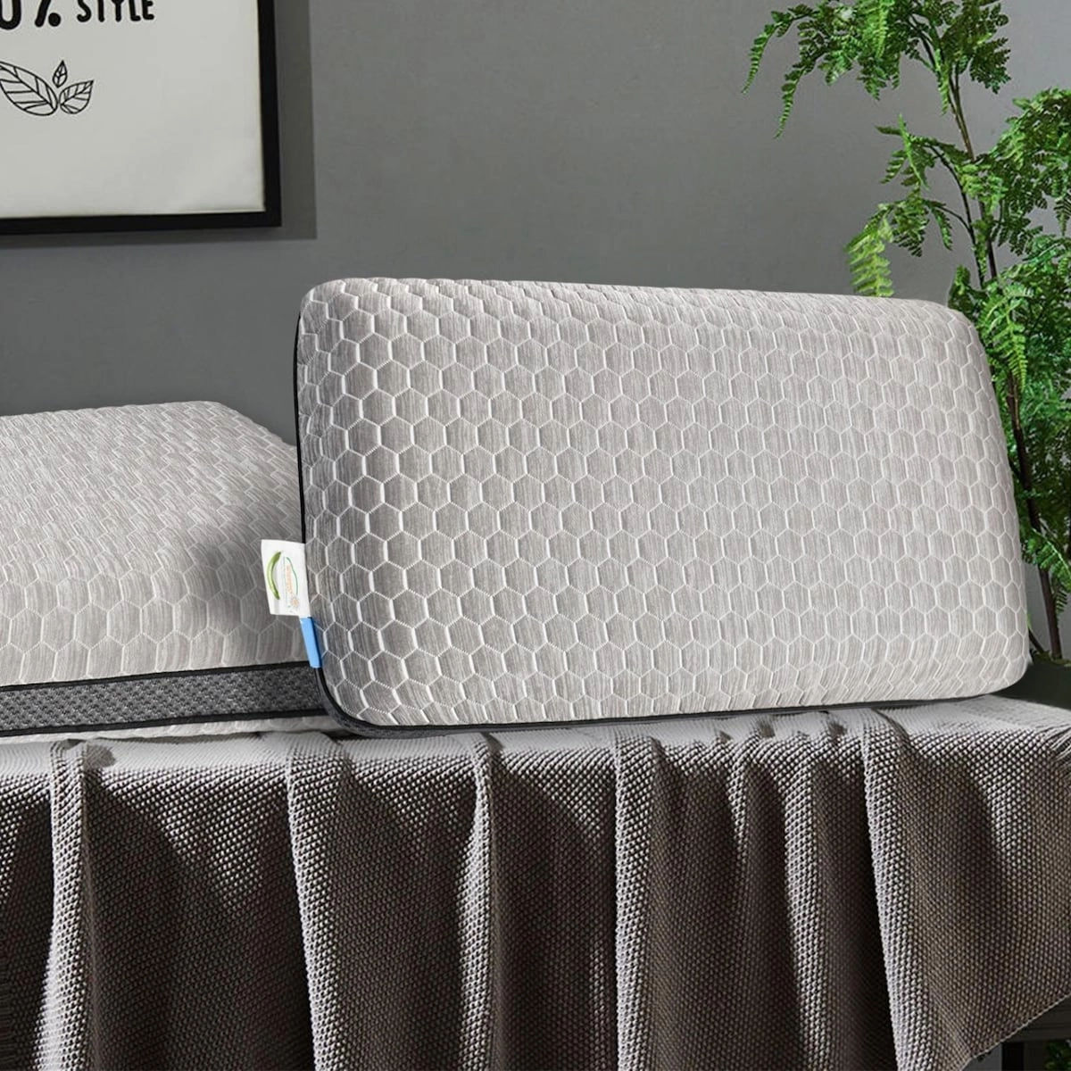 KUNPENG Hotel Quality Luxury Gel Pillows, Memory Foam Pillows, Soft and Supportive Pillows