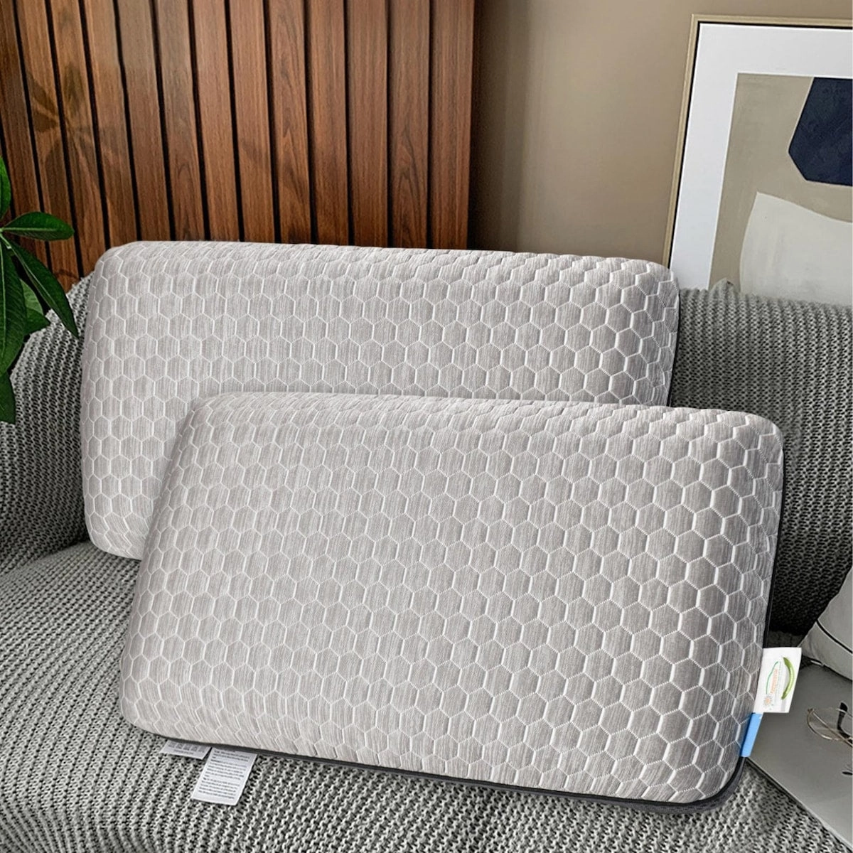 KUNPENG Hotel Quality Luxury Gel Pillows, Memory Foam Pillows, Soft and Supportive Pillows