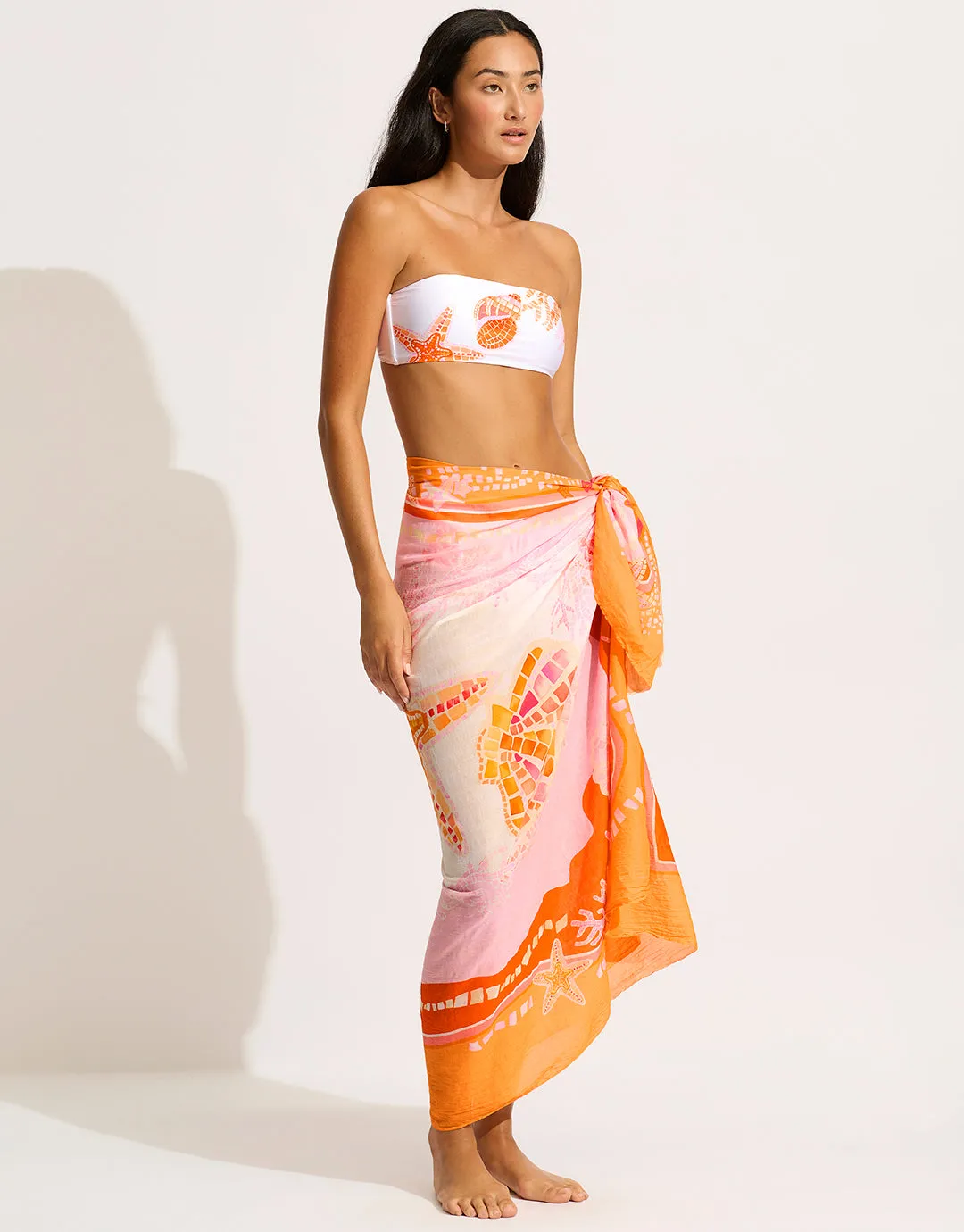La Mer Sarong - White