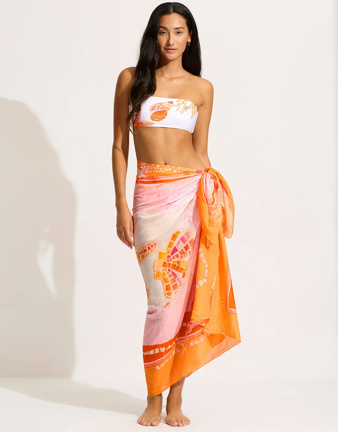La Mer Sarong - White