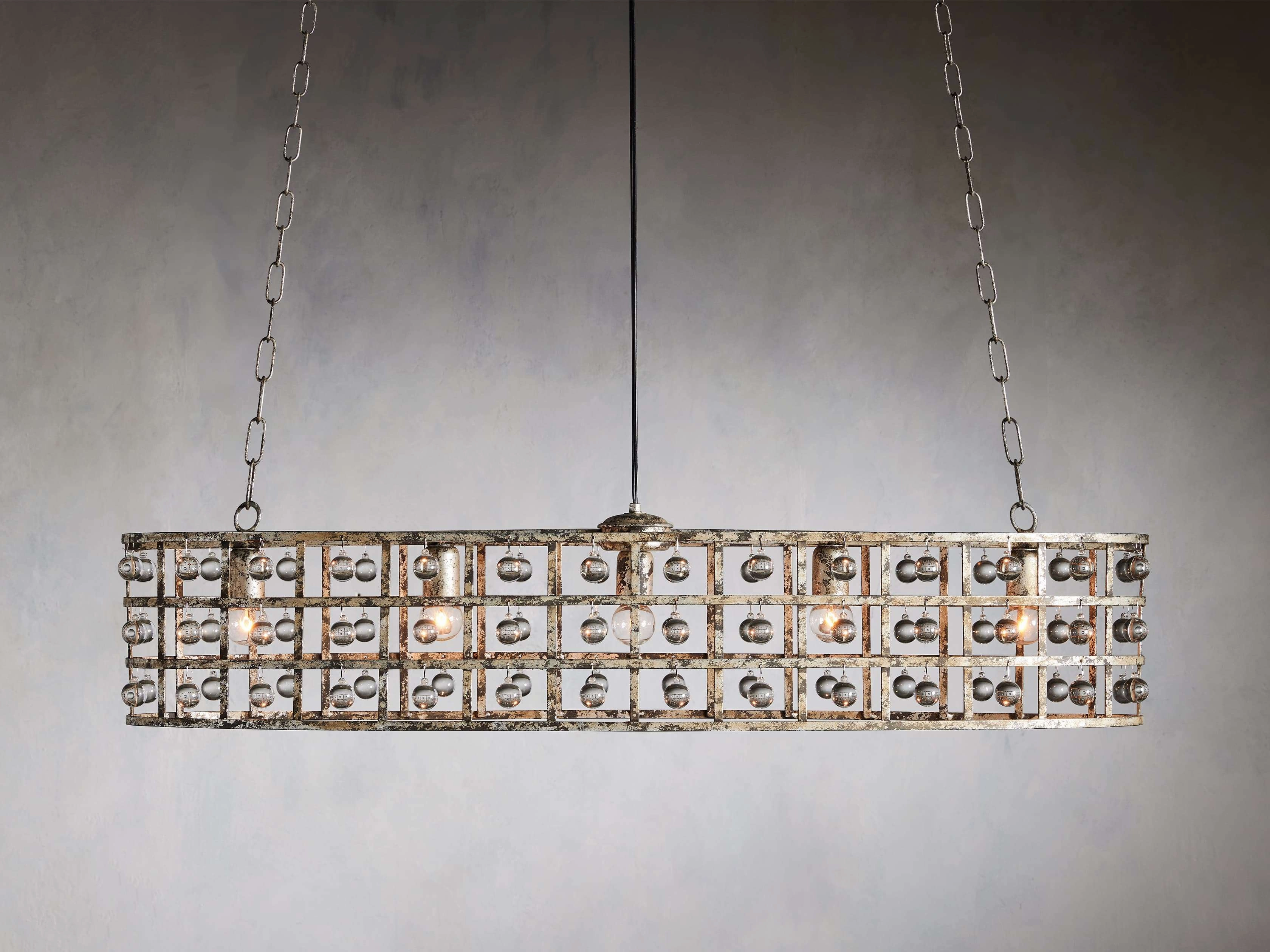 La Cage Oval Chandelier in Silver Clay Lighting Sale,discount lighting fixtures