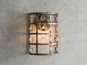 La Cage Sconce in Silver Clay Lighting Sale,discount lighting fixtures