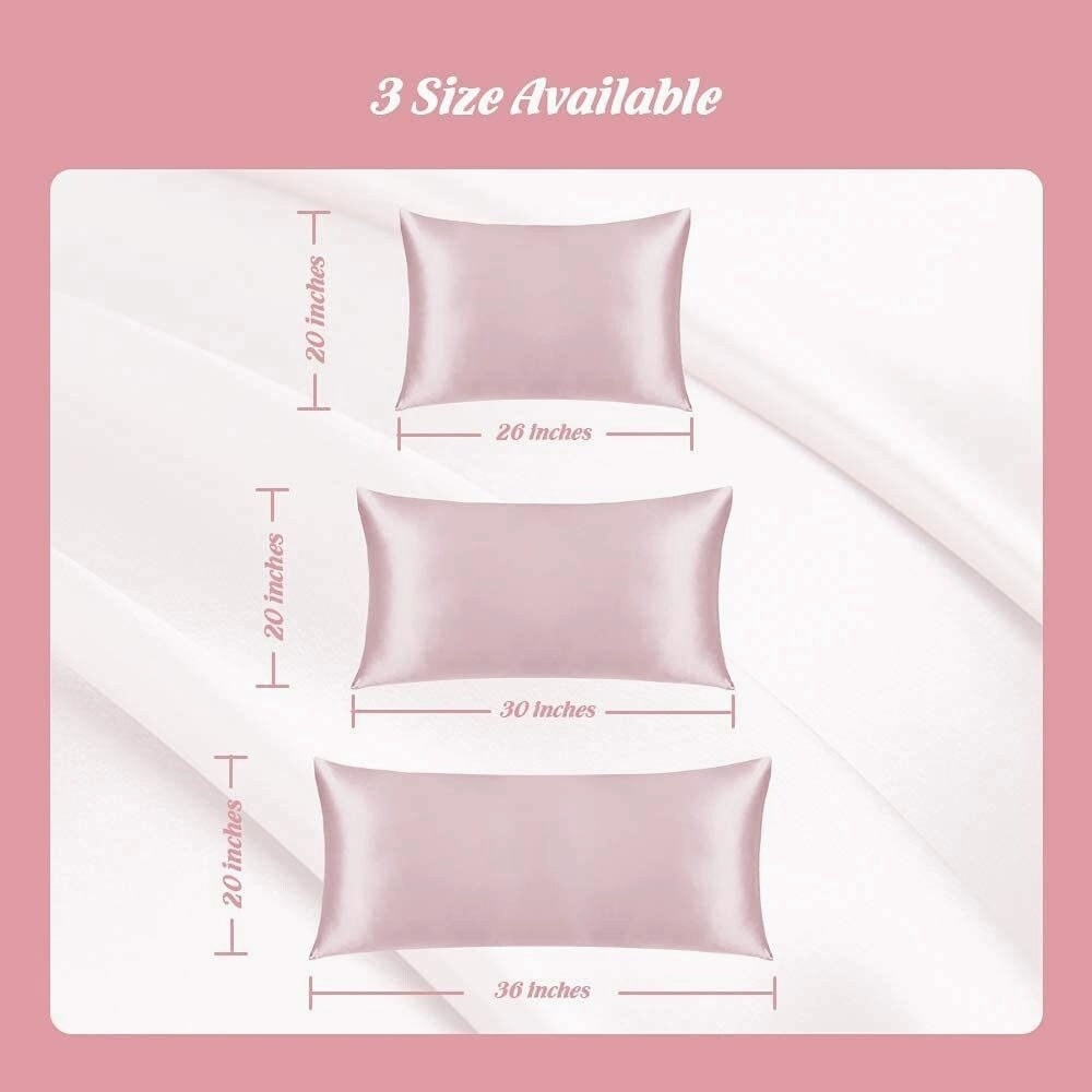 Lacette 100% Silk Pillowcase for Hair and Skin,22 Momme 6A Soft Silk Pillow Case with Hidden Zipper,Gift Box - White
