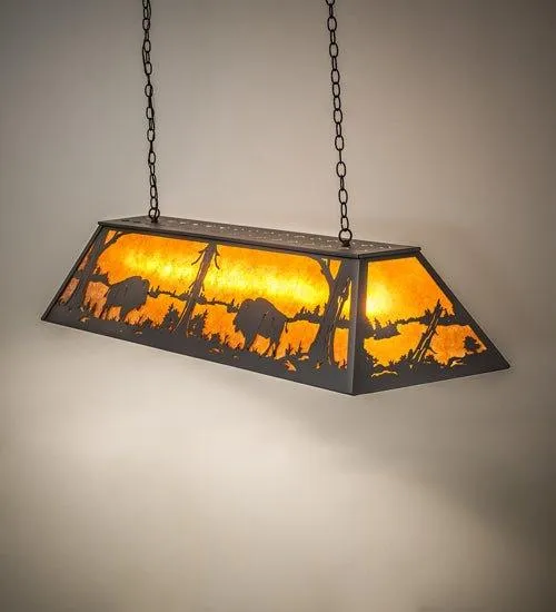 Lake Buffalo Oblong Pendant