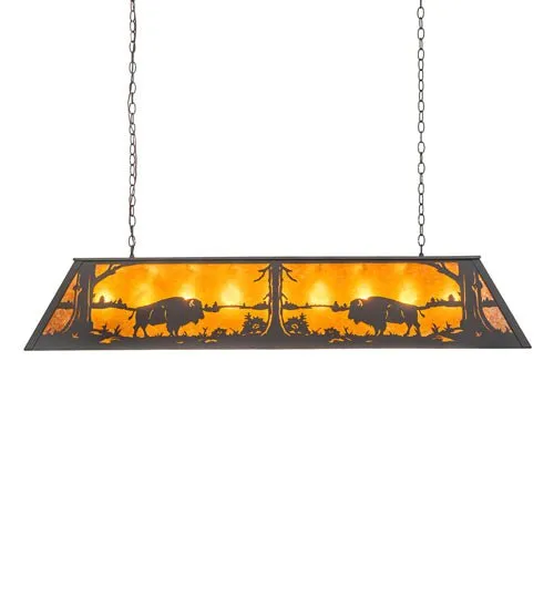 Lake Buffalo Oblong Pendant