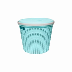 Laundry Basket 27cm Hollow Round 428 fabric hamper,portable laundry bin,laundry storage