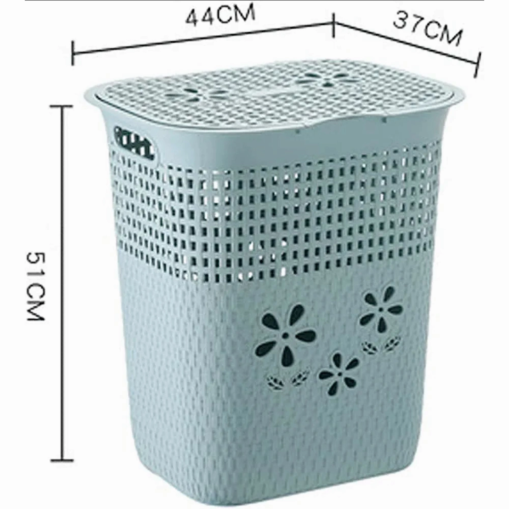 Laundry Basket Daisy 55L with Lid 431