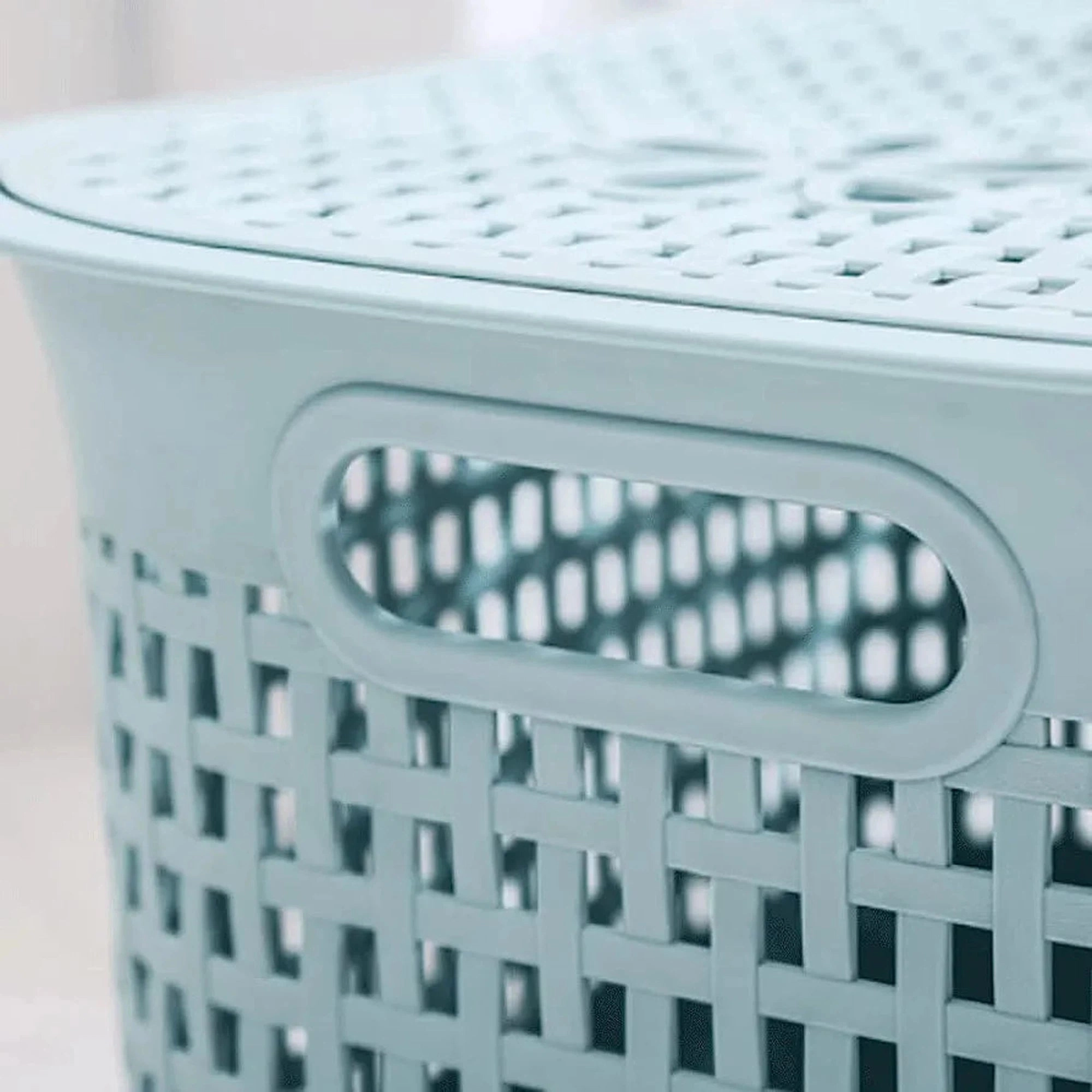 Laundry Basket Daisy 55L with Lid 431
