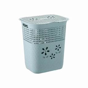 Laundry Basket Daisy 55L with Lid 431 fabric hamper,portable laundry bin,laundry storage