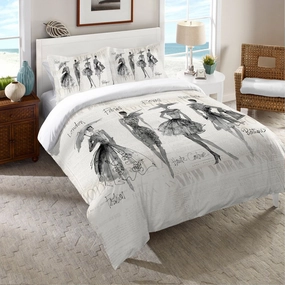 Laural Home Fashion Divas Standard Pillow Sham pillowcases,cotton pillow covers,bed linen